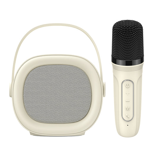 Prenosný Bluetooth reproduktor HAVIT SK819BT Karaoke, 5W, Béžový