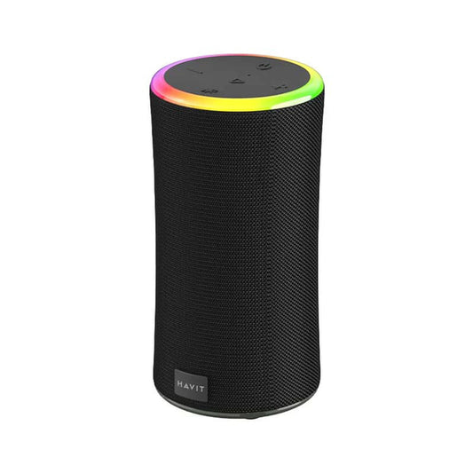 Prenosný Bluetooth reproduktor HAVIT SK833BT, 2 x 10W, RGB, Vodotesný, Čierny