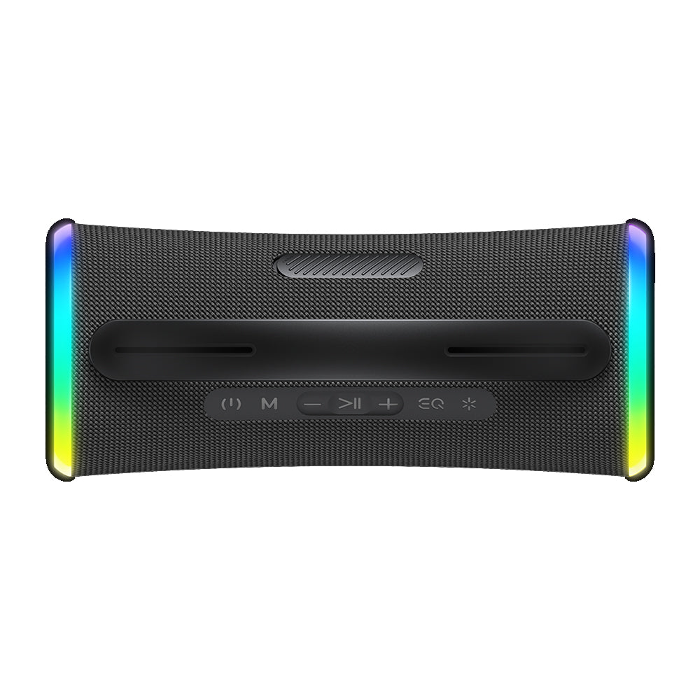Prenosný Bluetooth reproduktor HAVIT SK834BT, 2 x 5W, RGB, Vodotesný, Čierny