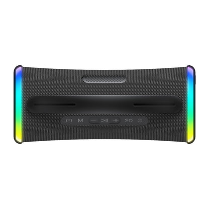 Prenosný Bluetooth reproduktor HAVIT SK834BT, 2 x 5W, RGB, Vodotesný, Čierny