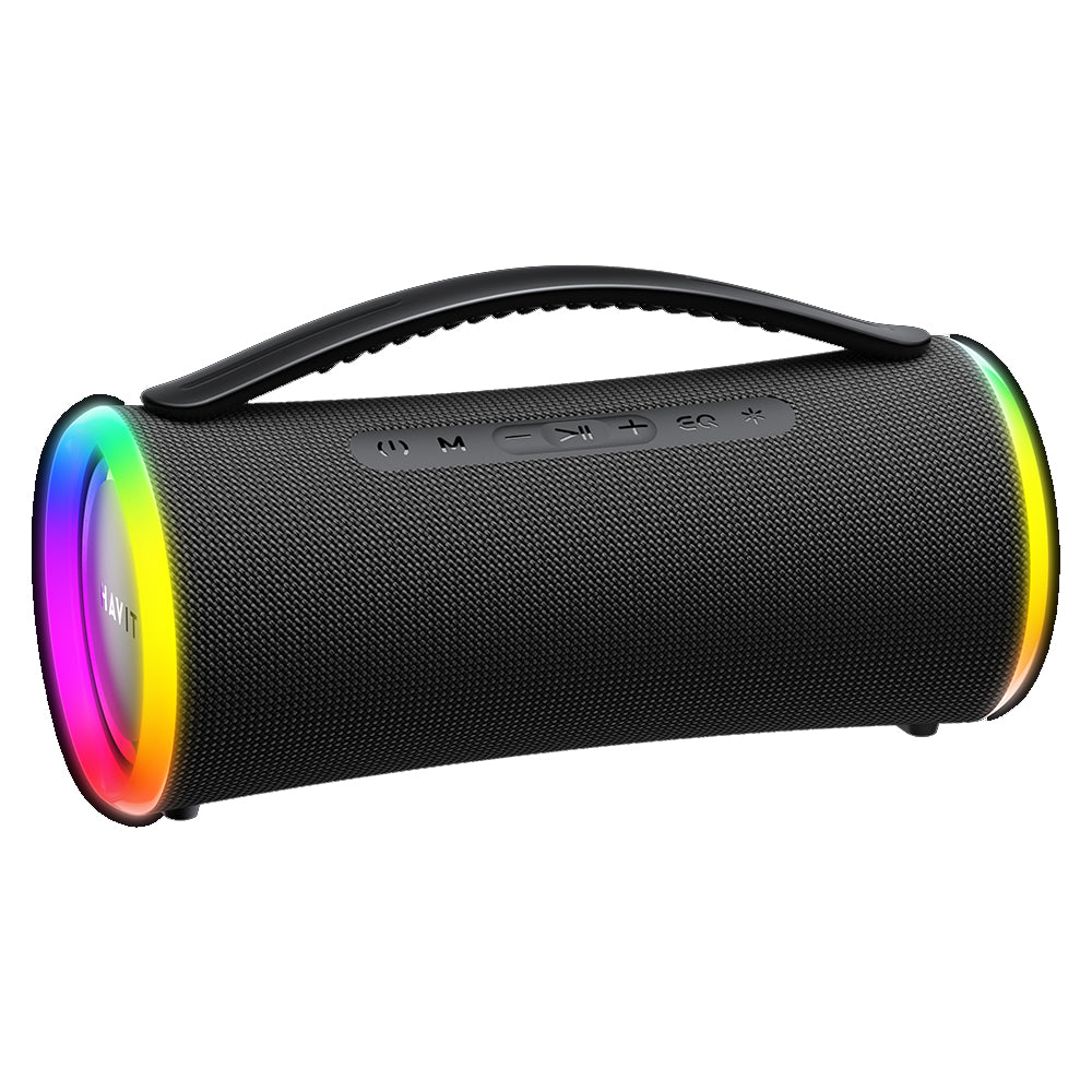 Prenosný Bluetooth reproduktor HAVIT SK834BT, 2 x 5W, RGB, Vodotesný, Čierny