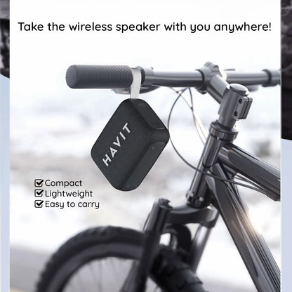 Prenosný Bluetooth reproduktor HAVIT SK874BT, 8W, Vodotesný, Čierny