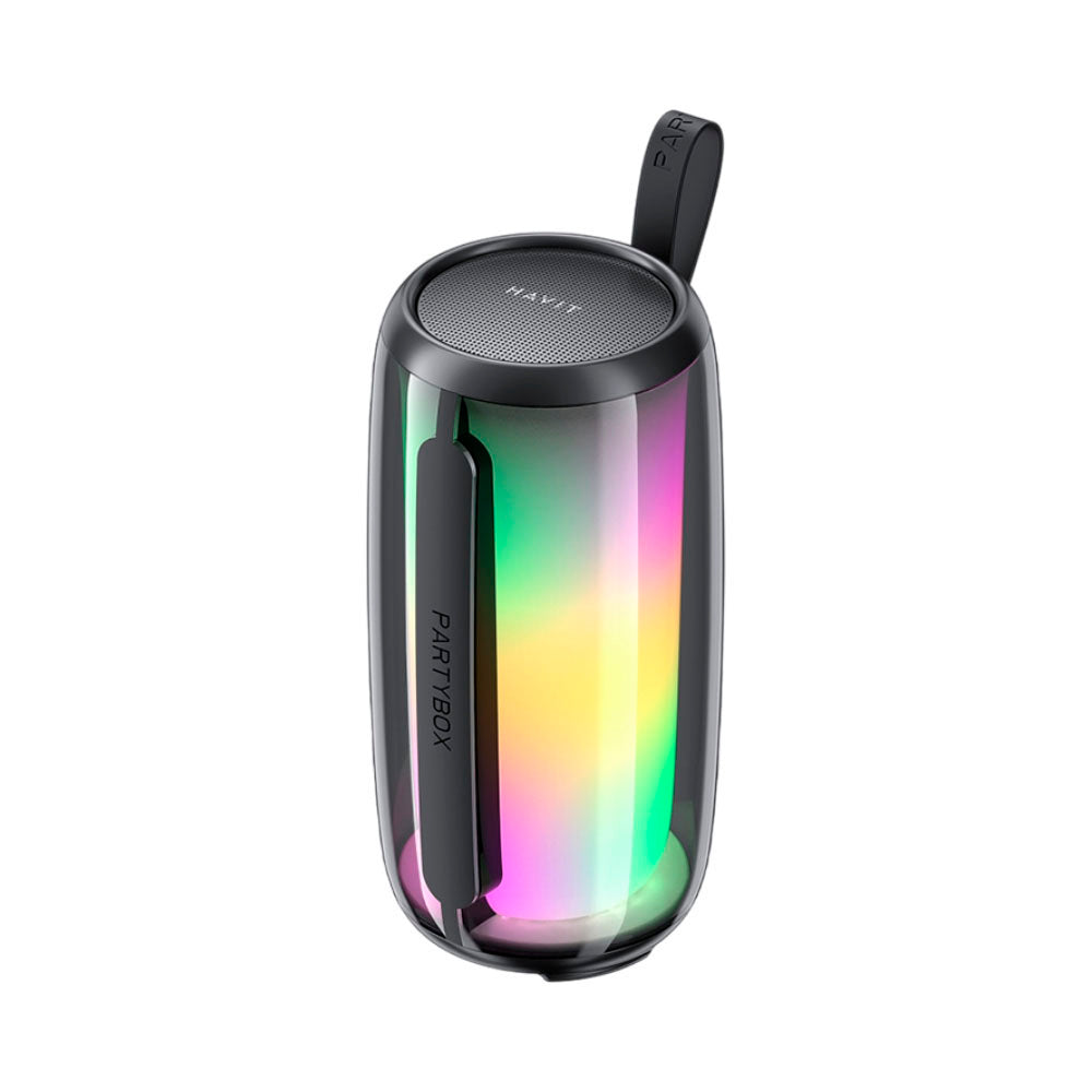 Prenosný Bluetooth reproduktor HAVIT SK879BT, 8W, RGB, Vodotesný, Čierny