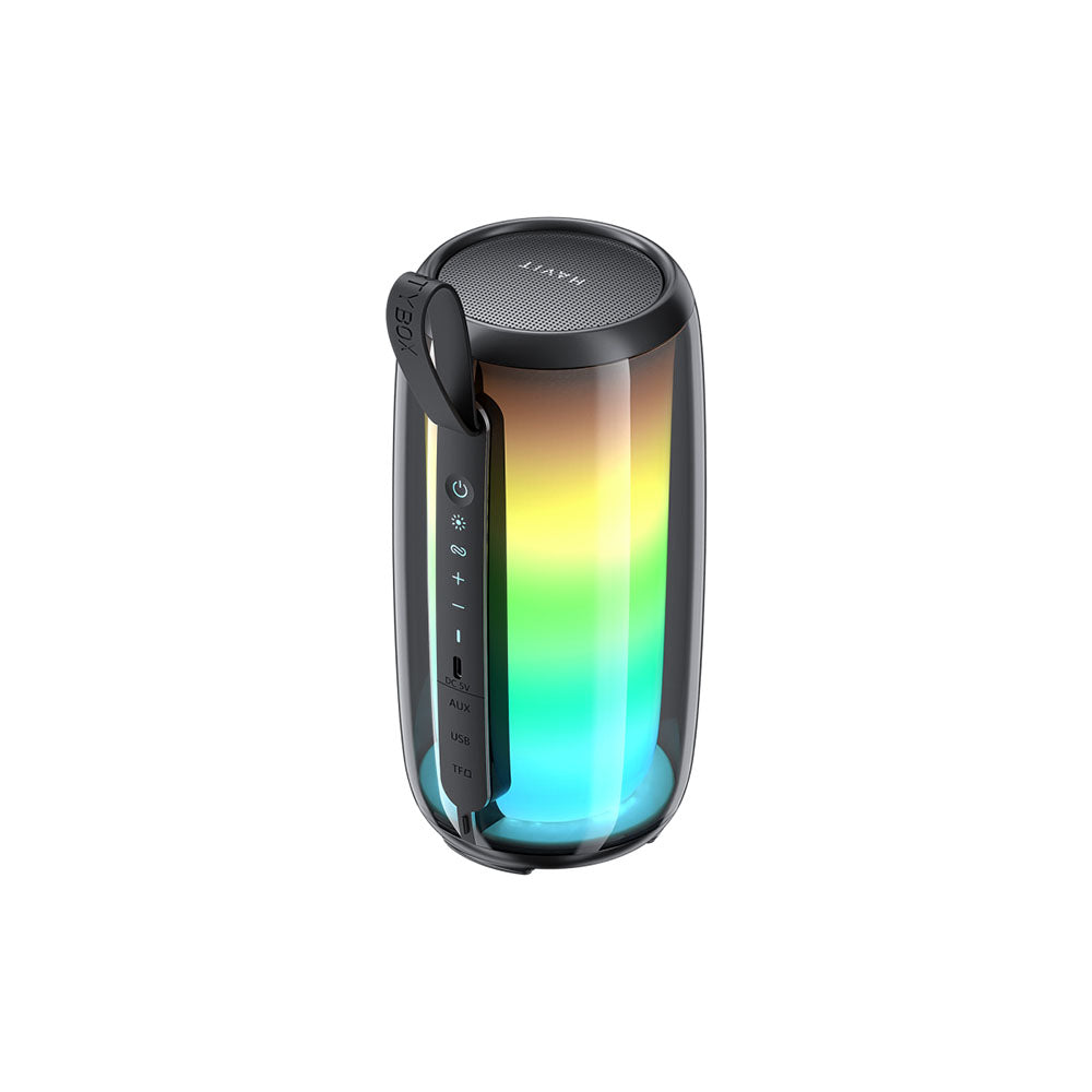 Prenosný Bluetooth reproduktor HAVIT SK879BT, 8W, RGB, Vodotesný, Čierny