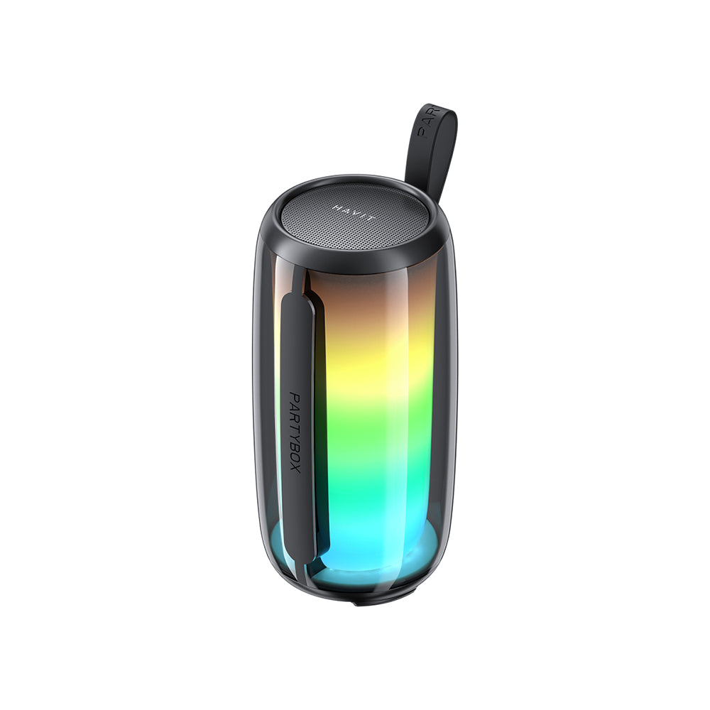 Prenosný Bluetooth reproduktor HAVIT SK879BT, 8W, RGB, Vodotesný, Čierny
