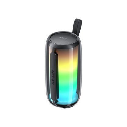 Prenosný Bluetooth reproduktor HAVIT SK879BT, 8W, RGB, Vodotesný, Čierny