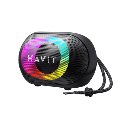 Prenosný Bluetooth reproduktor HAVIT SK885BT, 8W, RGB, Vodotesný, Čierny