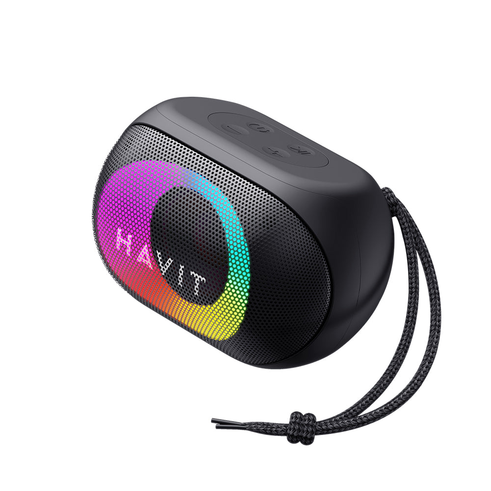 Prenosný Bluetooth reproduktor HAVIT SK885BT, 8W, RGB, Vodotesný, Čierny