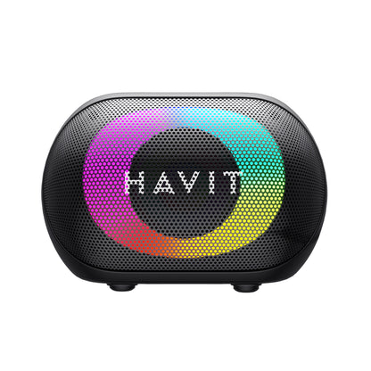 Prenosný Bluetooth reproduktor HAVIT SK885BT, 8W, RGB, Vodotesný, Čierny