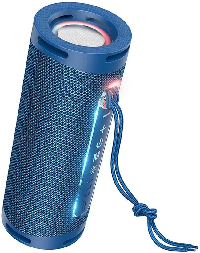 Prenosný Bluetooth reproduktor HOCO HC9 Dazzling Pulse Sports, 10W, TWS, RGB, Modrý