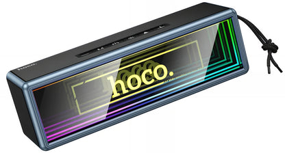 Prenosný Bluetooth reproduktor HOCO HC40, 2 x 10W, TWS, RGB, čierny
