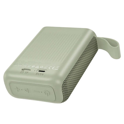 Prenosný Bluetooth reproduktor HOCO HC34, 5W, TWS, Vodotesný, Zelený