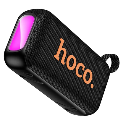 Prenosný Bluetooth reproduktor HOCO HC32, 2 x 10W, TWS, RGB, čierny