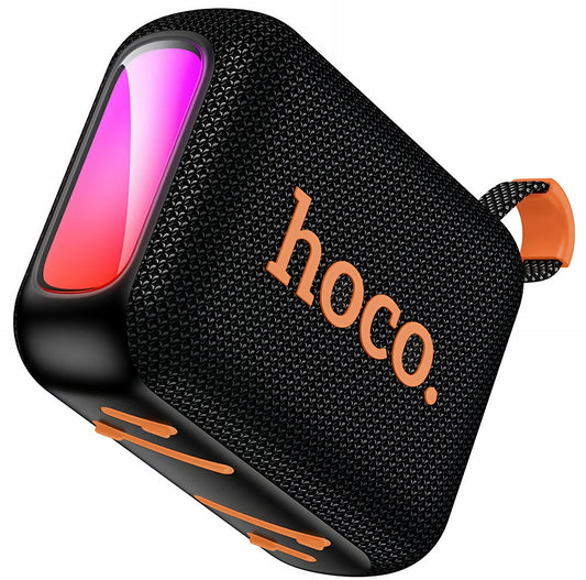 Prenosný Bluetooth reproduktor HOCO HC31, 10W, TWS, RGB, Vodotesný, Čierny
