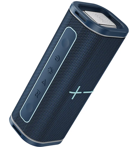 Prenosný Bluetooth reproduktor HOCO HC51, 30W, TWS, RGB, modrý