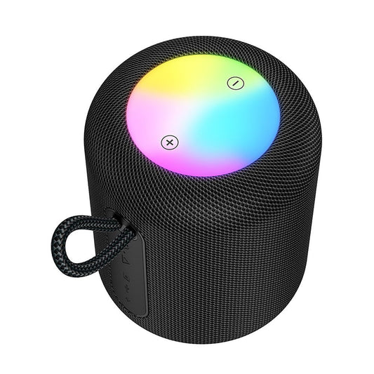 Prenosný Bluetooth reproduktor HOCO HC30, 5W, TWS, RGB, čierny
