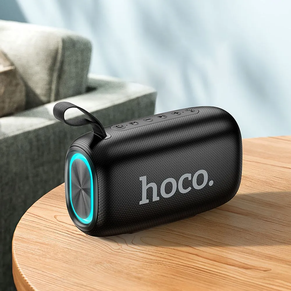 Prenosný Bluetooth reproduktor HOCO HC25, 2 x 10W, TWS, čierny