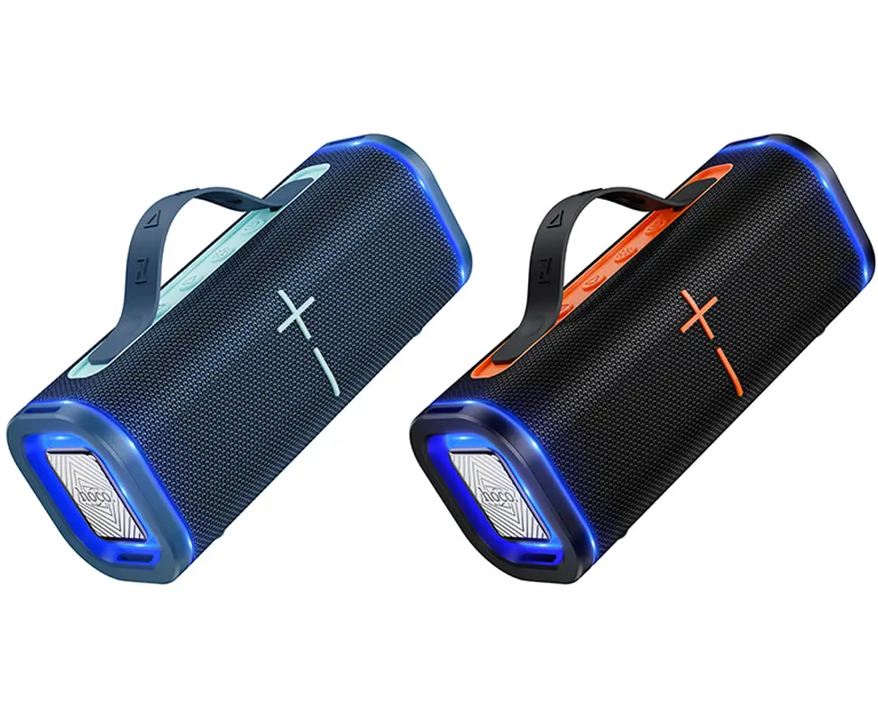 Prenosný Bluetooth reproduktor HOCO HC51, 30W, TWS, RGB, modrý