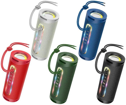 Prenosný Bluetooth reproduktor HOCO HC9 Dazzling Pulse Sports, 10W, TWS, RGB, Modrý
