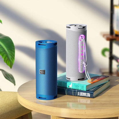 Prenosný Bluetooth reproduktor HOCO HC9 Dazzling Pulse Sports, 10W, TWS, RGB, Modrý
