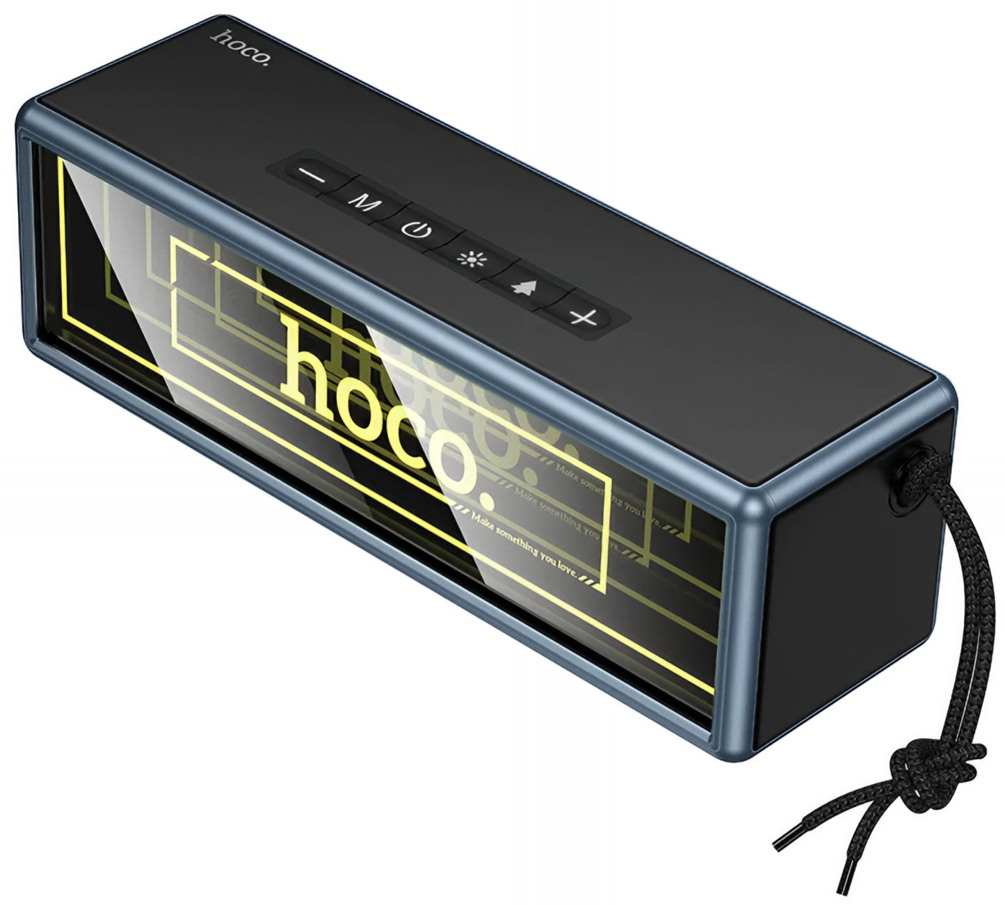 Prenosný Bluetooth reproduktor HOCO HC40, 2 x 10W, TWS, RGB, čierny
