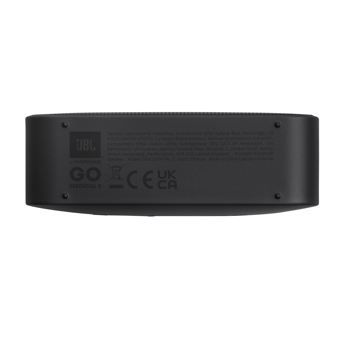 Prenosný Bluetooth reproduktor JBL Go Essential 2, 3.1W, Pro Sound, Vodotesný, Čierny JBLGOES2BLKCN