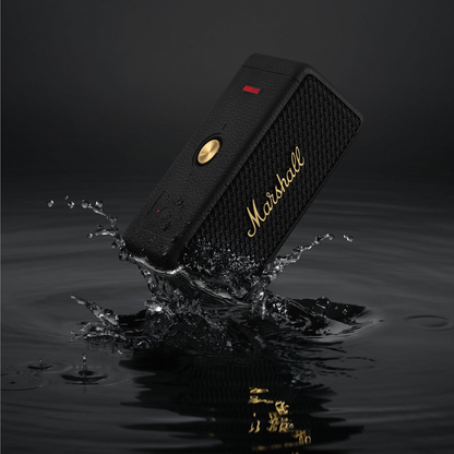 Prenosný Bluetooth reproduktor Marshall Emberton II, 20W, vodotesný, čierno-zlatý