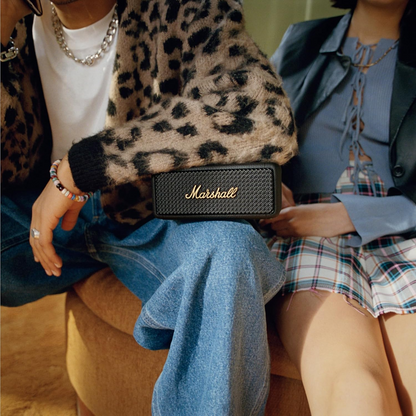 Prenosný Bluetooth reproduktor Marshall Emberton II, 20W, vodotesný, čierno-zlatý