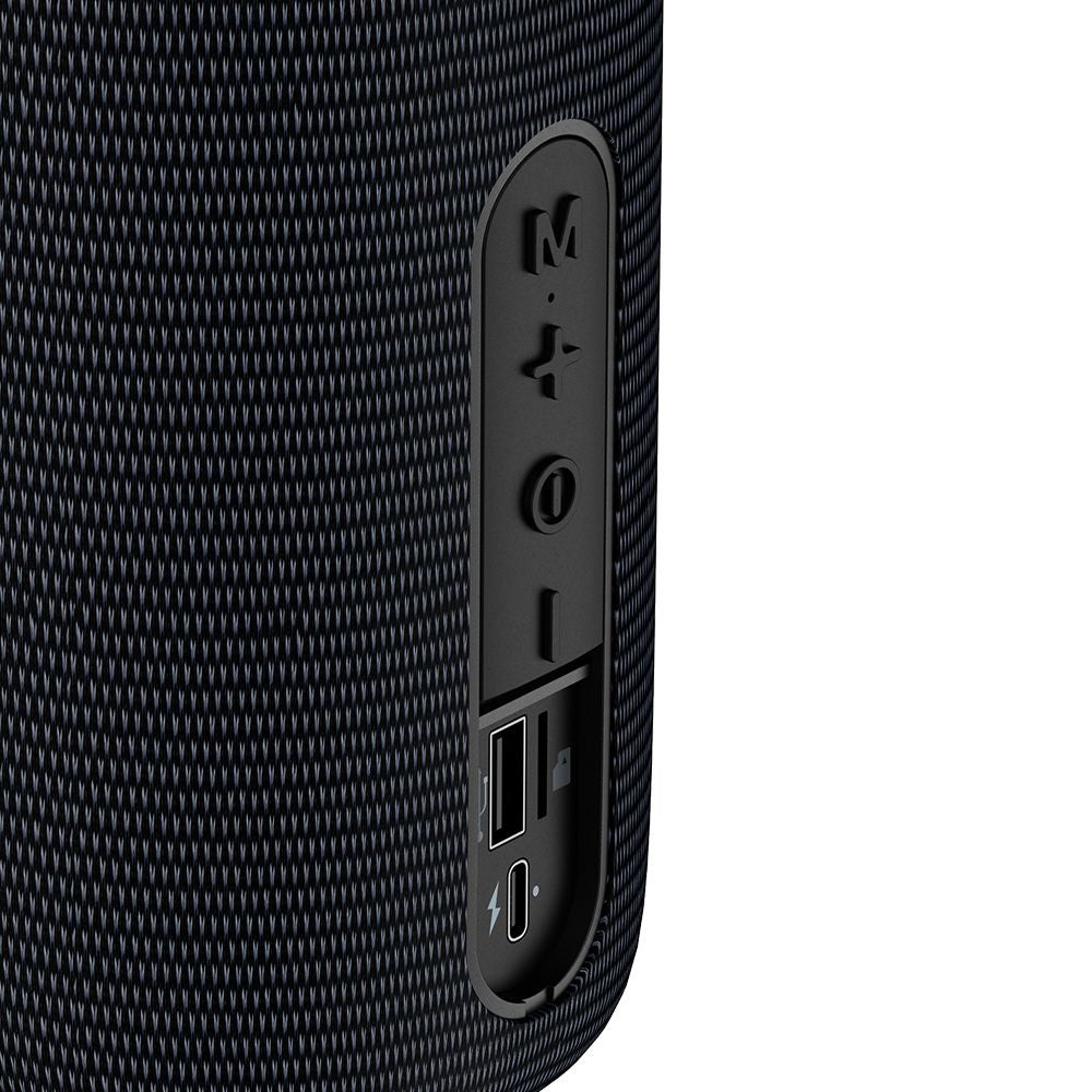 Prenosný Bluetooth reproduktor McDodo BS-1410, 2 x 5W, RGB, Vodotesný, Čierny