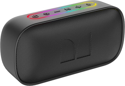 Prenosný Bluetooth reproduktor Monster S150, 14W, TWS, RGB, vodotesný, čierny