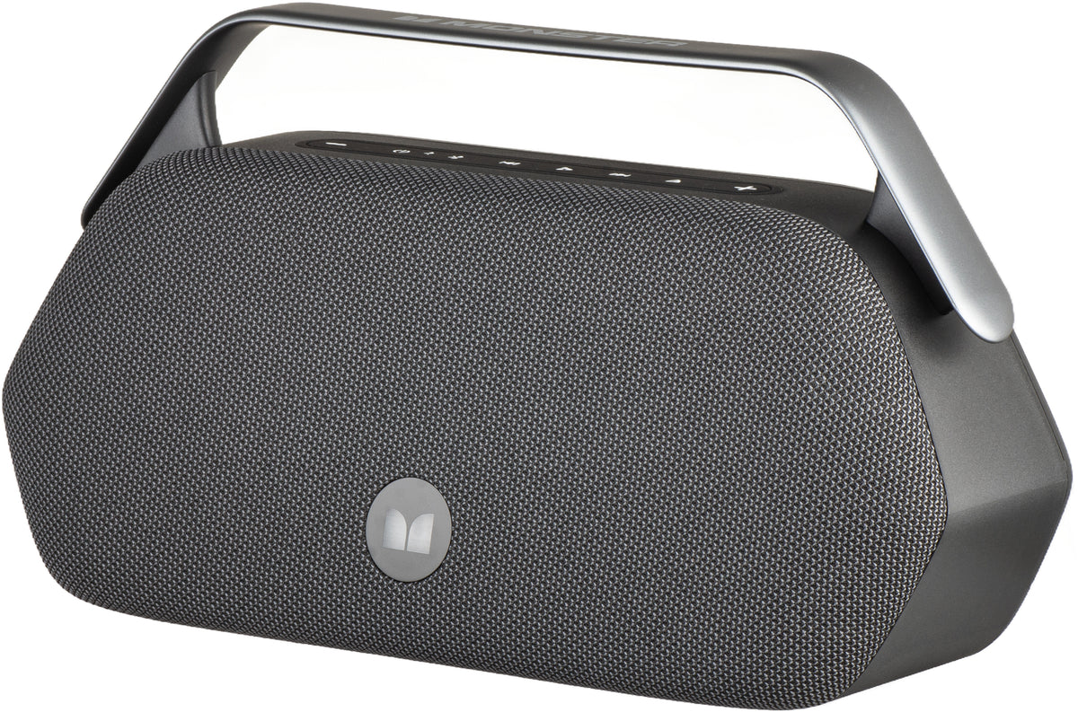 Monster Adventurer Plus Portable Bluetooth Speaker, TWS, Waterproof, Black