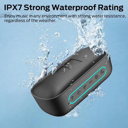 Prenosný Bluetooth reproduktor Monster S150, 14W, TWS, RGB, vodotesný, čierny