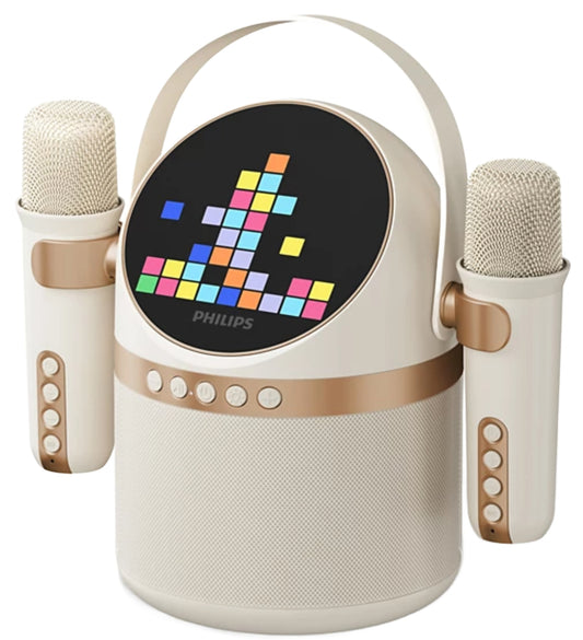 Prenosný Bluetooth reproduktor Philips, 10W, Karaoke, Béžový TAS2509WT/00