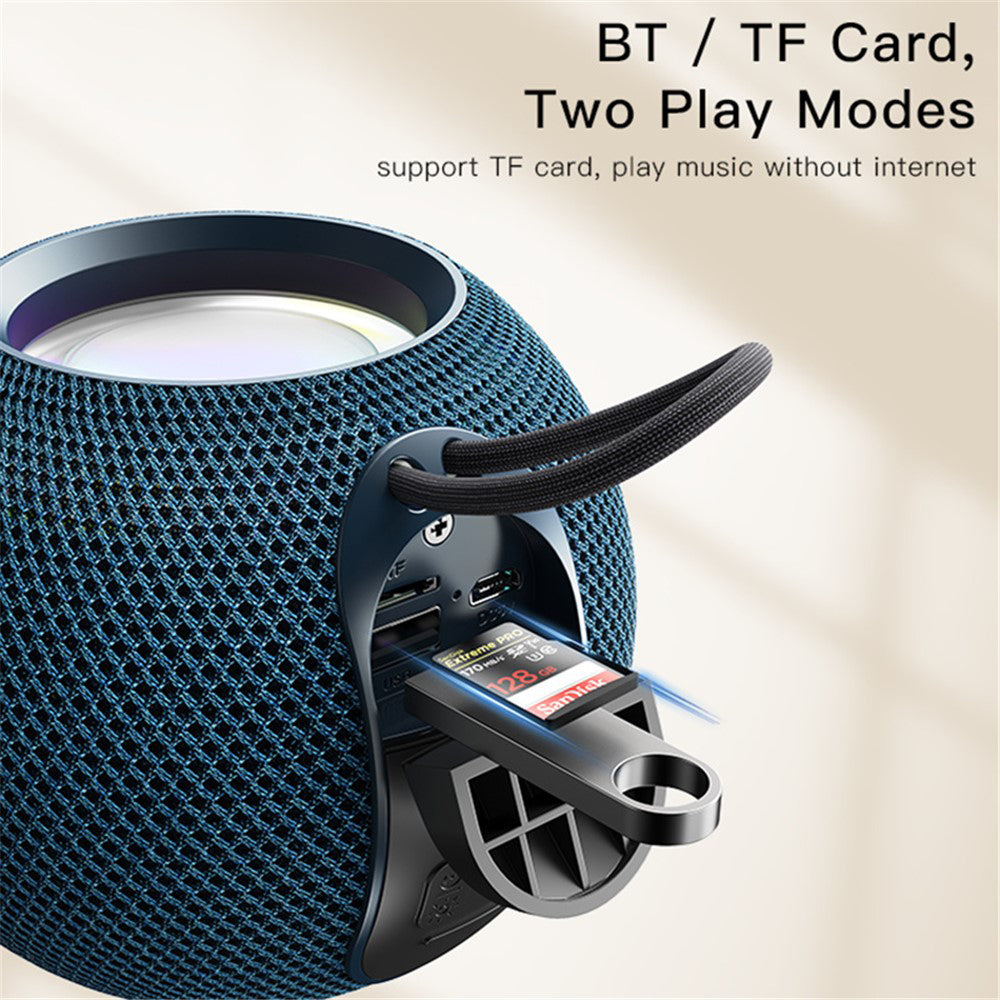 Prenosný Bluetooth reproduktor Yesido YSW13, 5W, RGB, Modrý