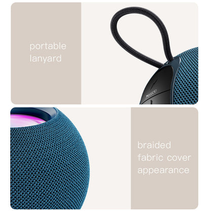Prenosný Bluetooth reproduktor Yesido YSW13, 5W, RGB, Modrý