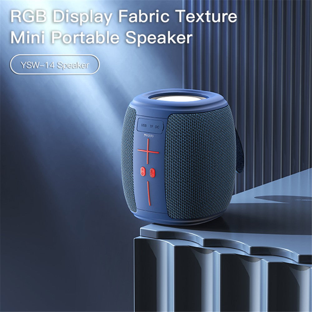 Prenosný Bluetooth reproduktor Yesido YSW14, 5W, RGB, Modrý