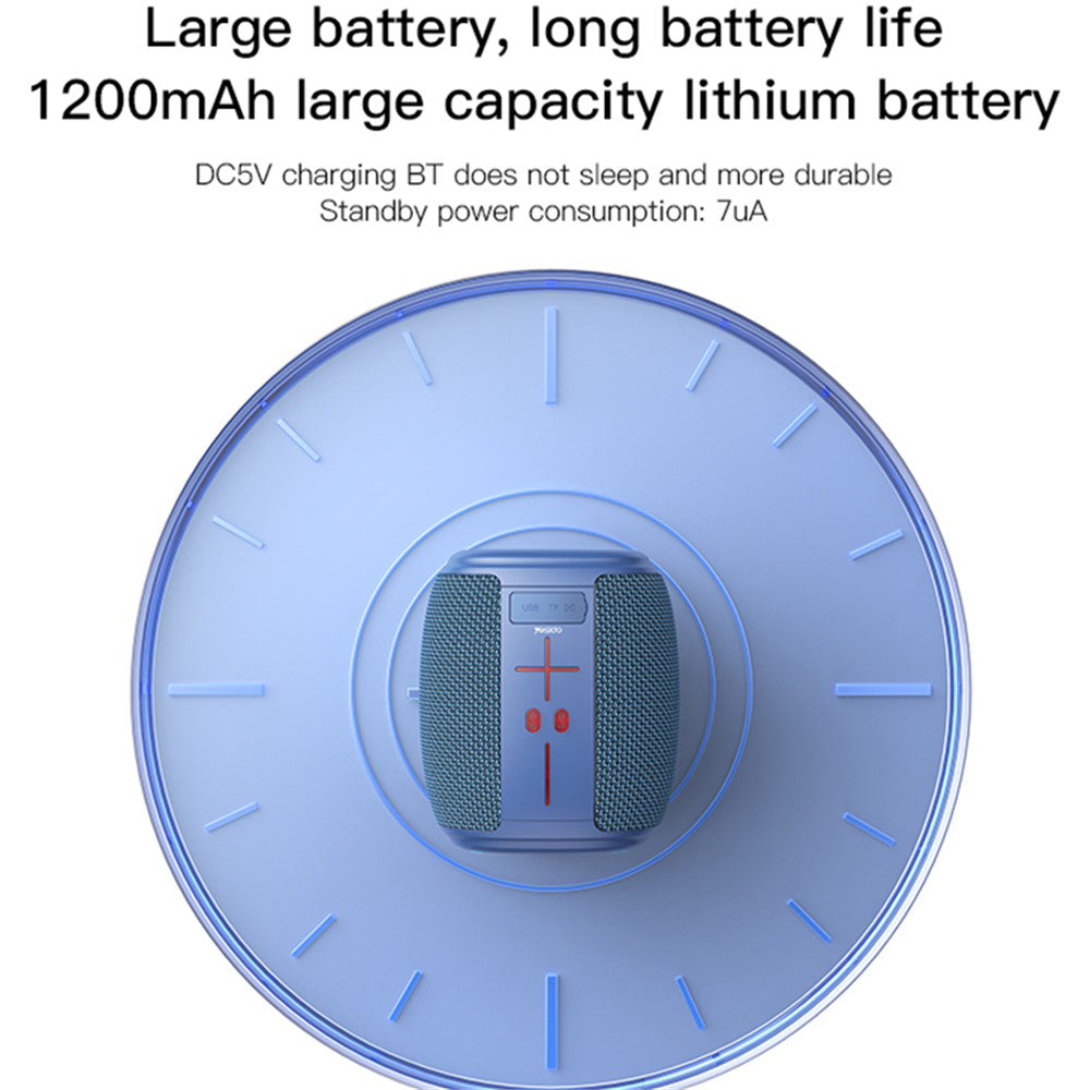 Prenosný Bluetooth reproduktor Yesido YSW14, 5W, RGB, Modrý