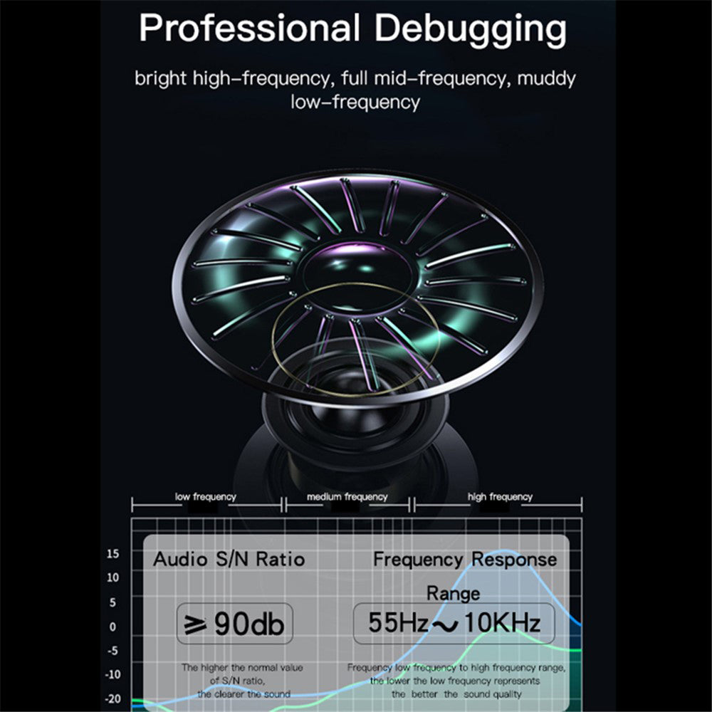 Prenosný Bluetooth reproduktor Yesido YSW14, 5W, RGB, Modrý