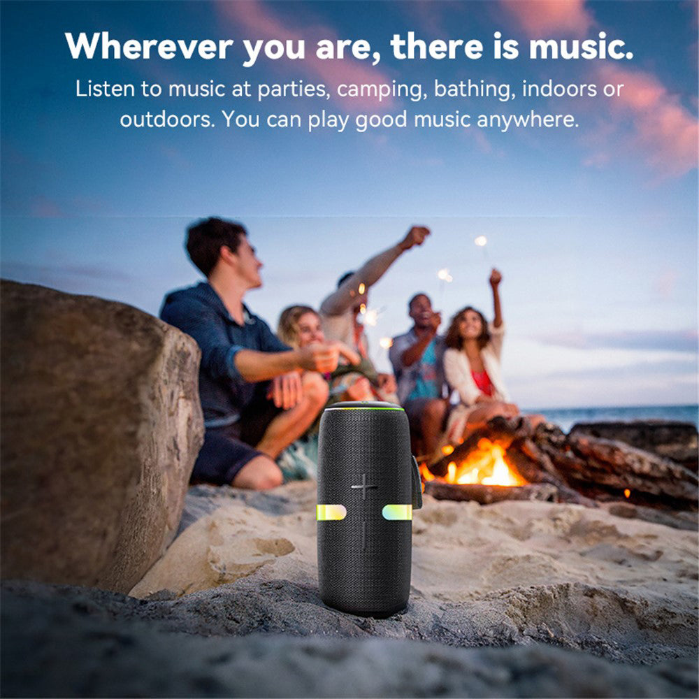 Prenosný Bluetooth reproduktor Yesido YSW22, 30W, RGB, Vodotesný, Čierny
