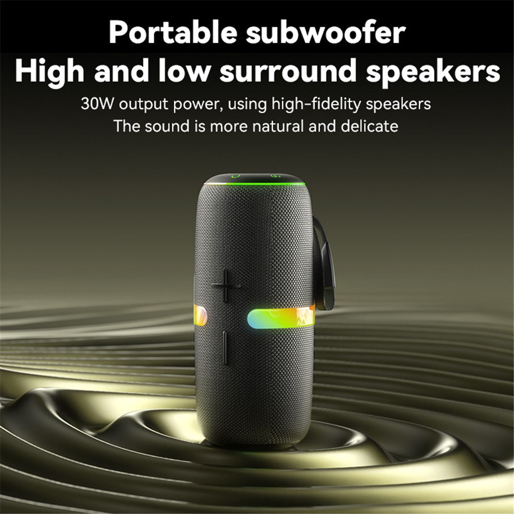 Prenosný Bluetooth reproduktor Yesido YSW22, 30W, RGB, Vodotesný, Čierny