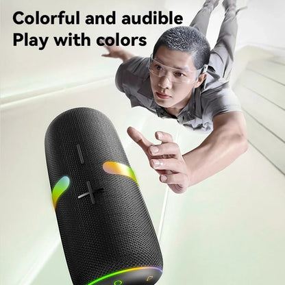 Prenosný Bluetooth reproduktor Yesido YSW22, 30W, RGB, Vodotesný, Čierny