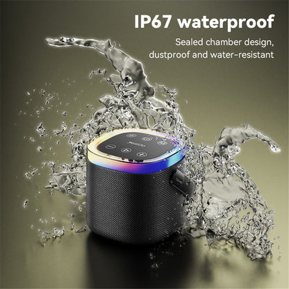 Prenosný Bluetooth reproduktor Yesido YSW25, 5W, RGB, čierny