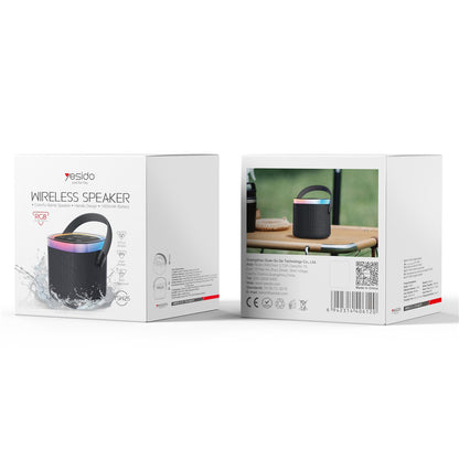 Prenosný Bluetooth reproduktor Yesido YSW25, 5W, RGB, čierny