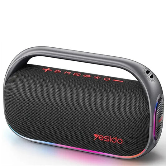 Prenosný Bluetooth reproduktor Yesido YSW31, 80W, RGB, čierny
