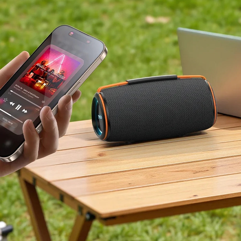 Prenosný Bluetooth reproduktor Yesido YSW38, 30W, TWS, RGB, čierny