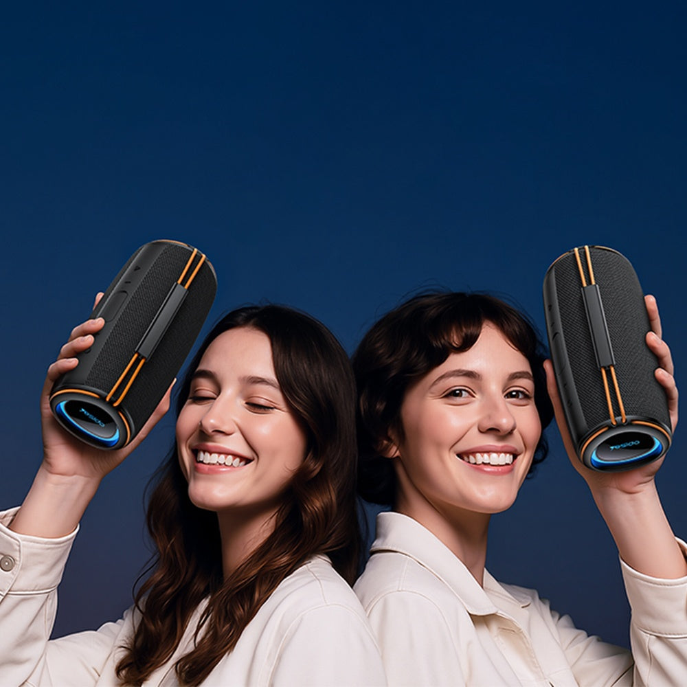 Prenosný Bluetooth reproduktor Yesido YSW38, 30W, TWS, RGB, čierny