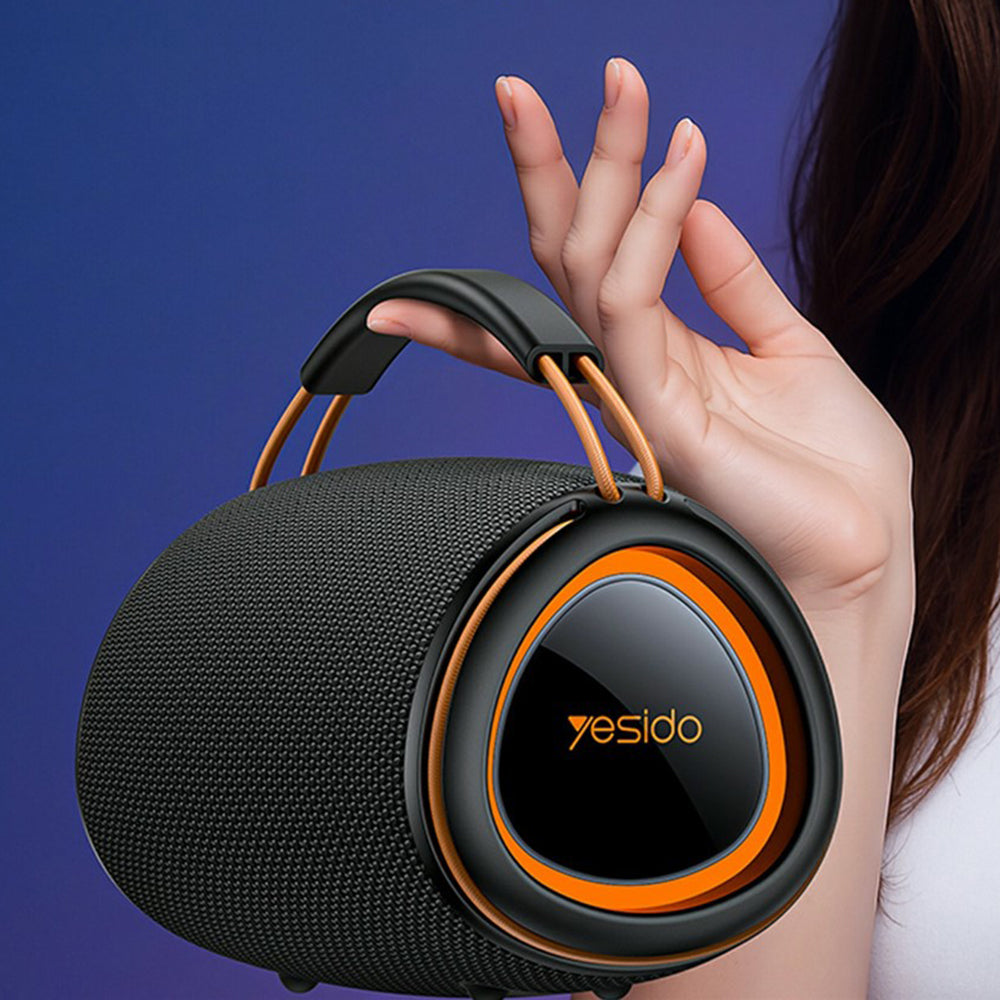 Prenosný Bluetooth reproduktor Yesido YSW39, 20W, TWS, RGB, čierny