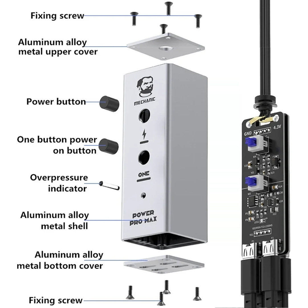 Napájací kábel Mechanic Power Pro Max pre Apple iPhone 6 - 13 Pro Max Series