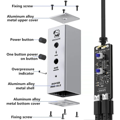 Napájací kábel Mechanic Power Pro Max pre Apple iPhone 6 - 13 Pro Max Series