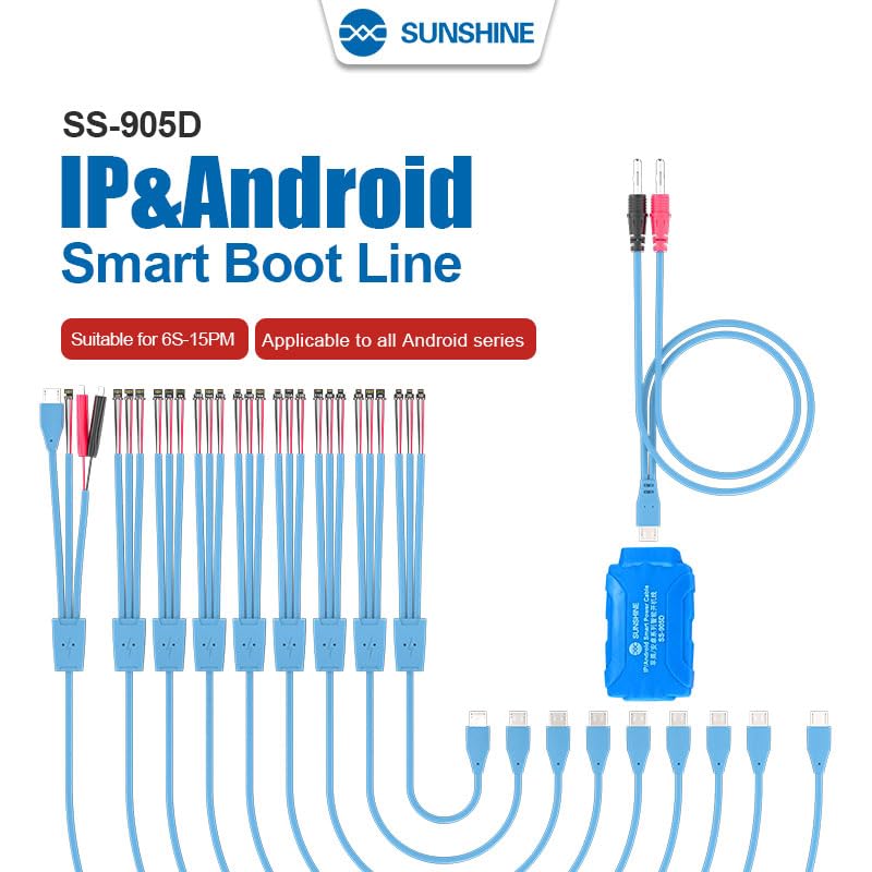 Napájací kábel Sunshine SS-905D 21 Type pre Apple iPhone / Android sériu